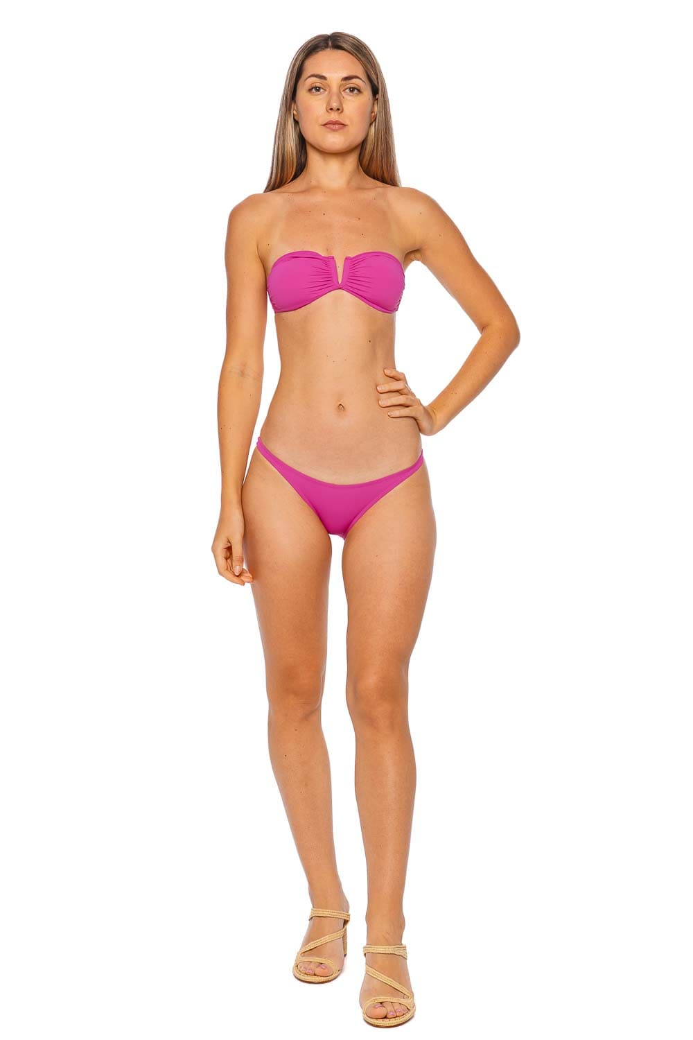 Melissa Odabash Alba Watermelon Strapless Bikini Top