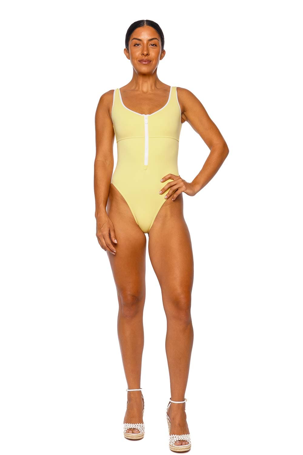 Melissa Odabash Bellino HS 61124110 Yellow/White