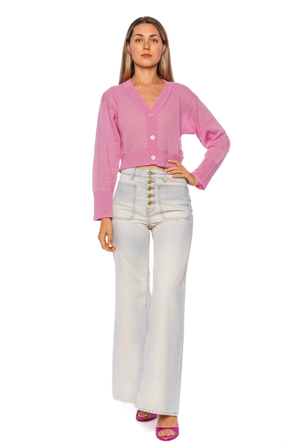 Ulla Johnson The Gwynne Cielo Wide Leg Jean