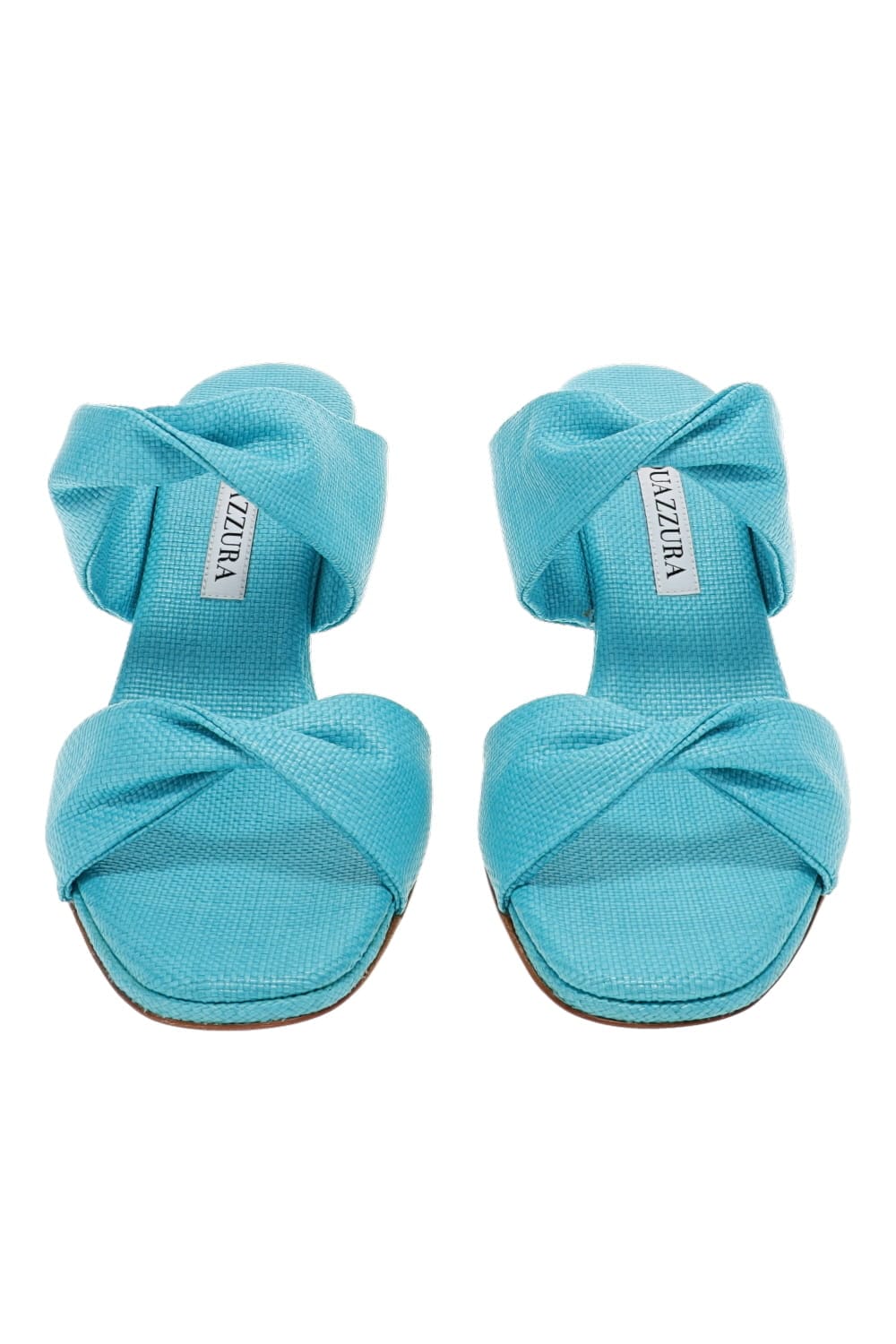 AQUAZZURA Aqua Twist Knot Curved Sandal