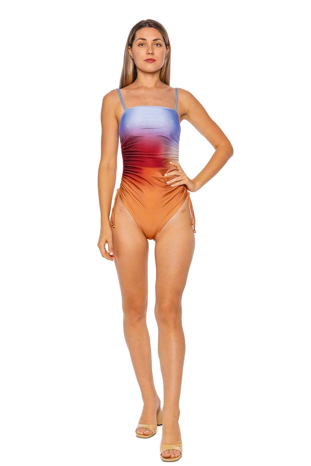 BAOBAB Ancla Dunes Ruched One Piece Swimsuit