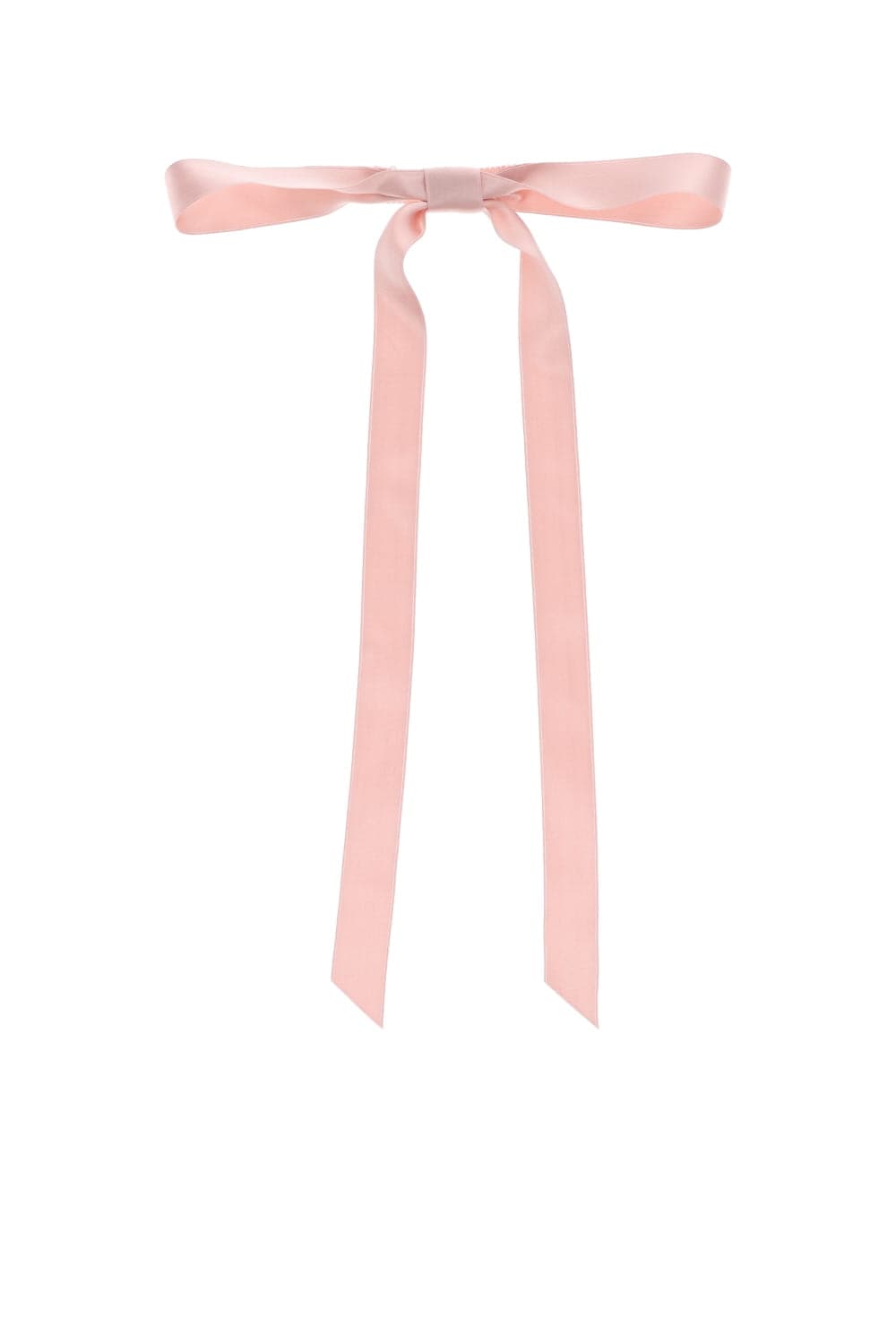 Jennifer Behr Greta Blush Silk Bow Barrette