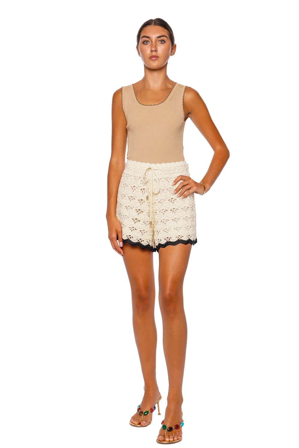 ZIMMERMANN Ascension Macadamia Scallop Scoop Tank