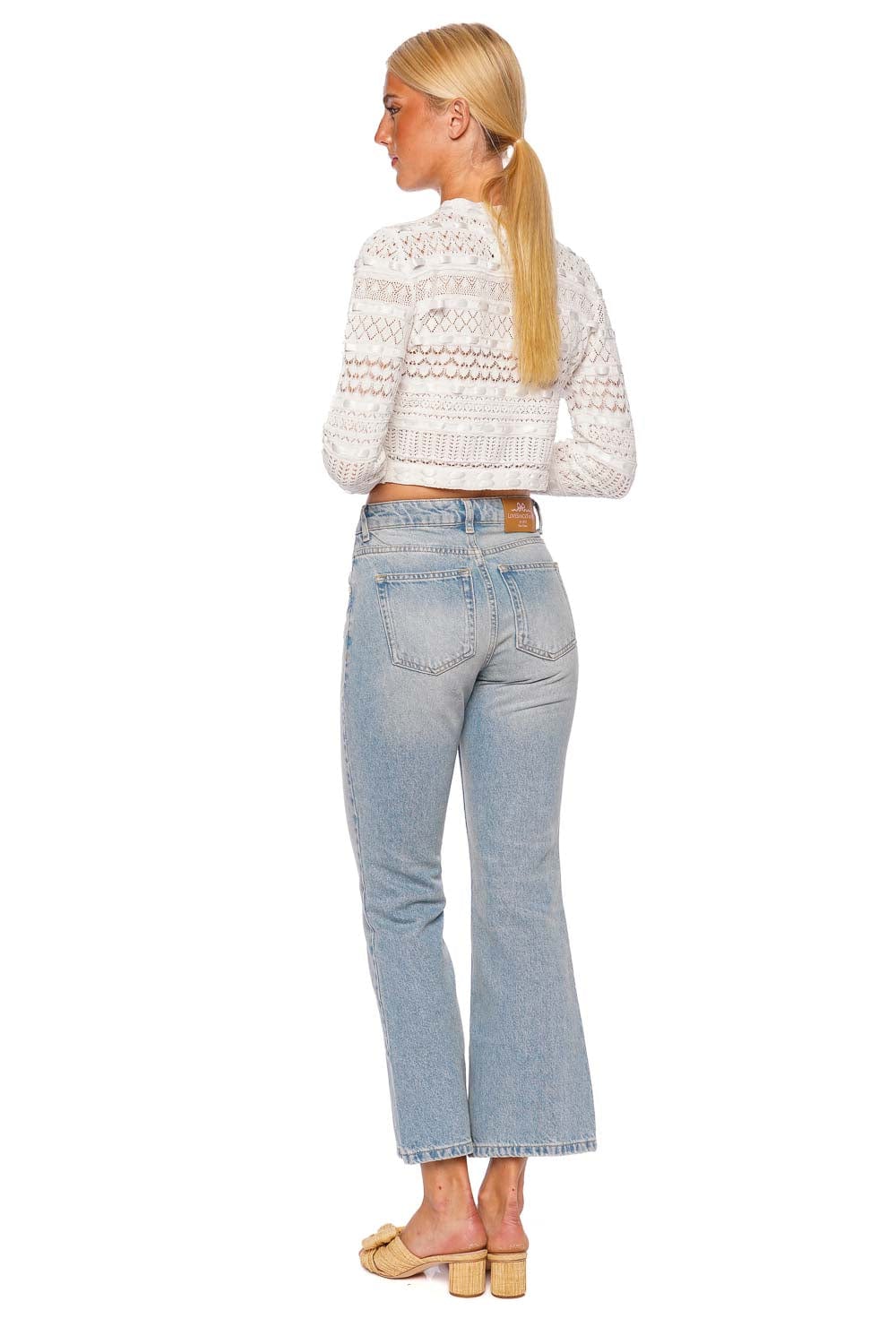 LoveShackFancy Sami Cherry Vintage Wash Denim Pant