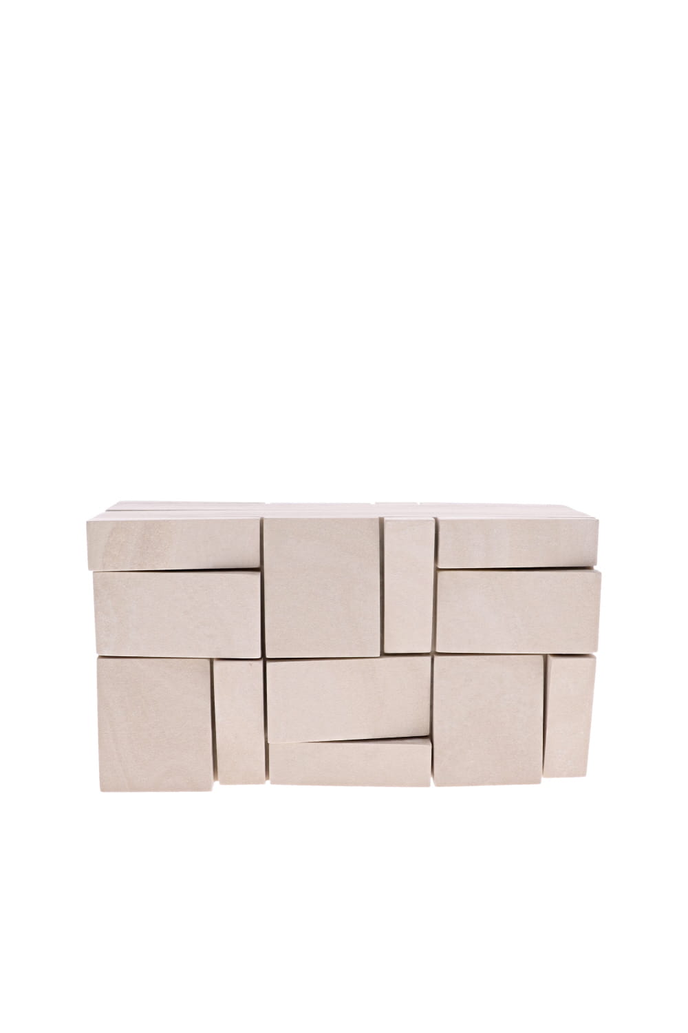 Cult Gaia Galleria Travertine Abstract Box Clutch