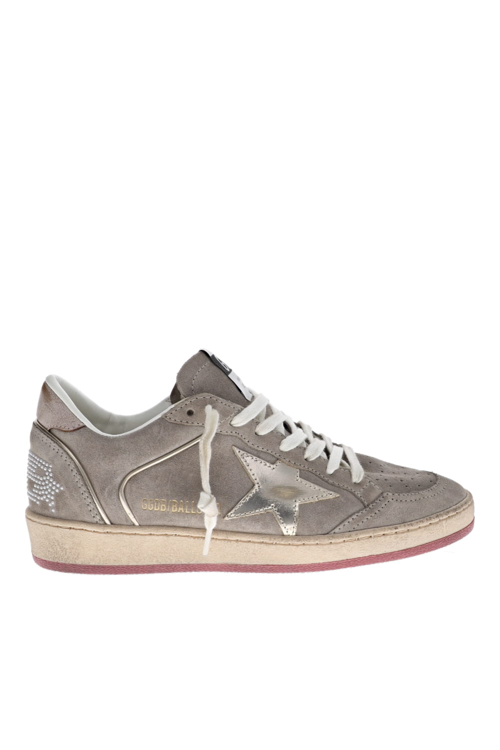 Ballstar Taupe Suede Leather Sneakers