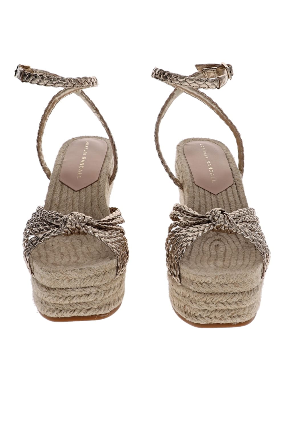 Loeffler Randall Pamela Champagne Mignon Knot Wedge