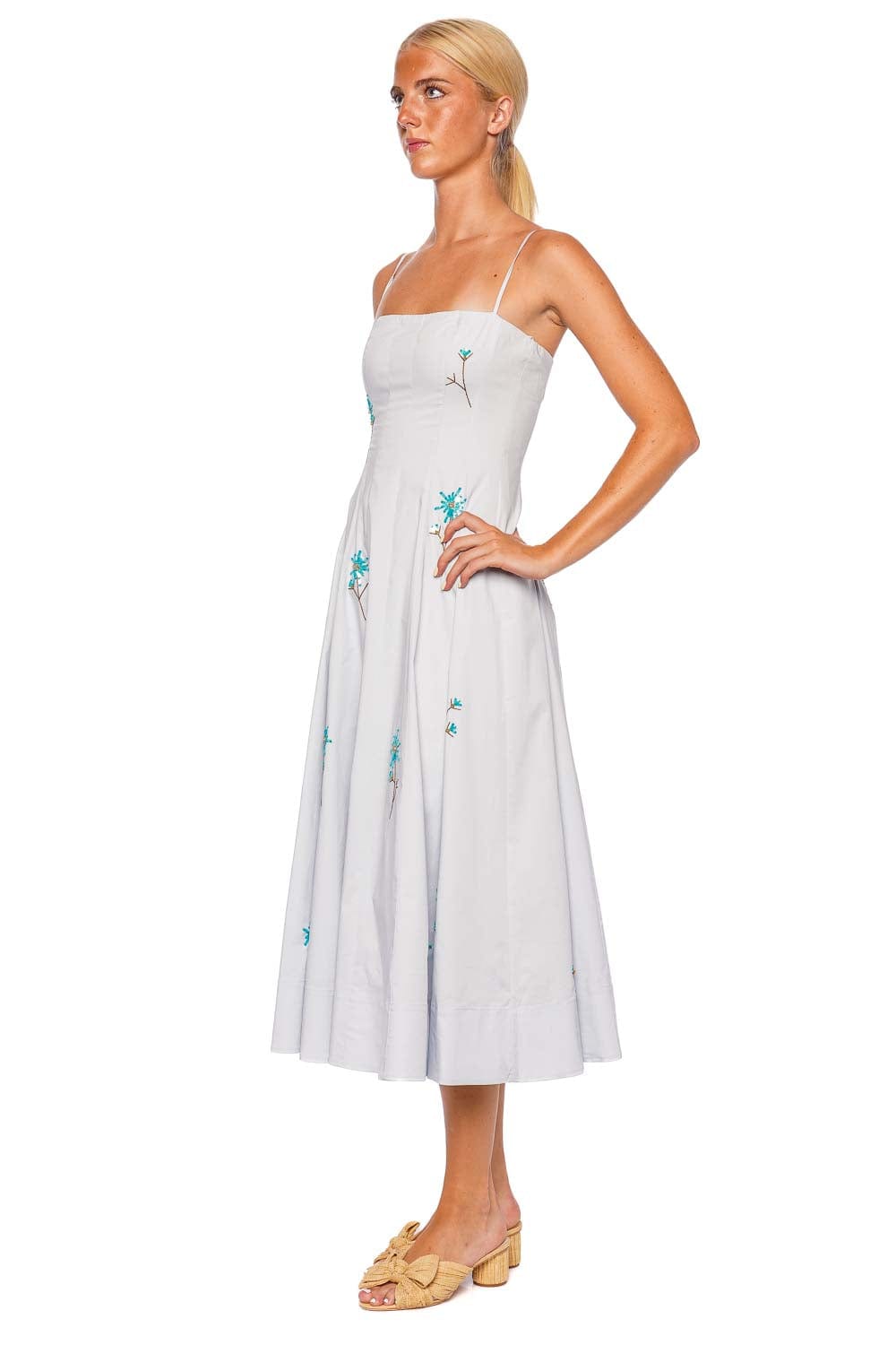 Staud WYLIE DRESS R25P2321EP DANDELION SKY
