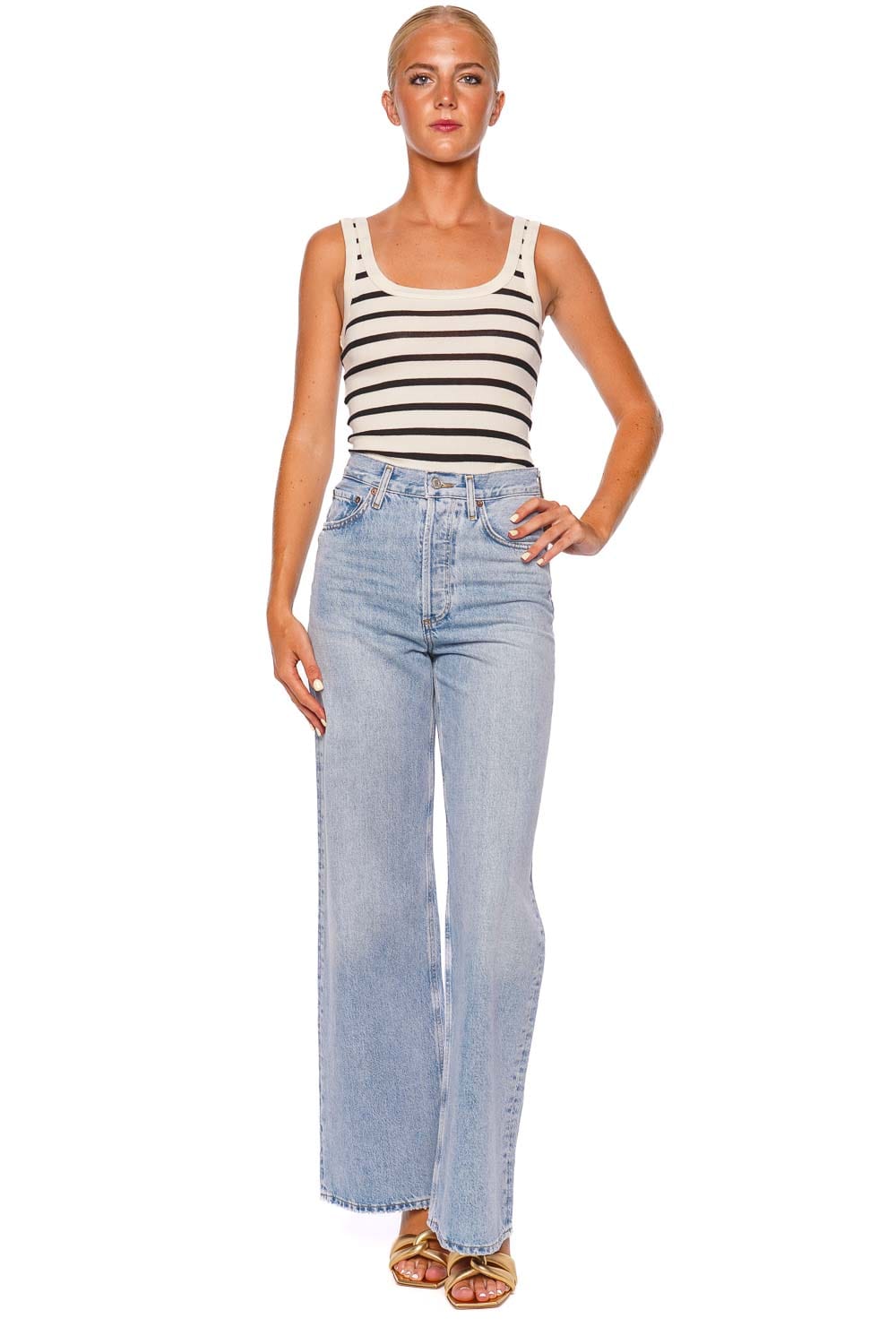 Citizens of Humanity FAYE TANK 9390-1823 MIDNIGHT STRIPE