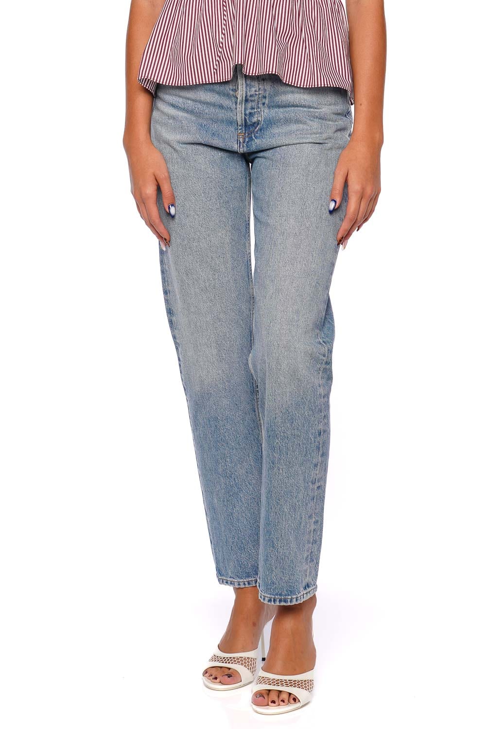 AGOLDE 90's Pinch Waist Vintage Blue Straight Jeans