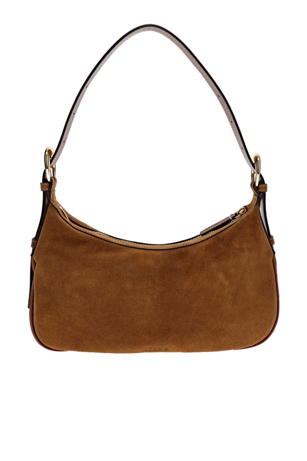Staud Pine Tan Suede Leather Shoulder Bag