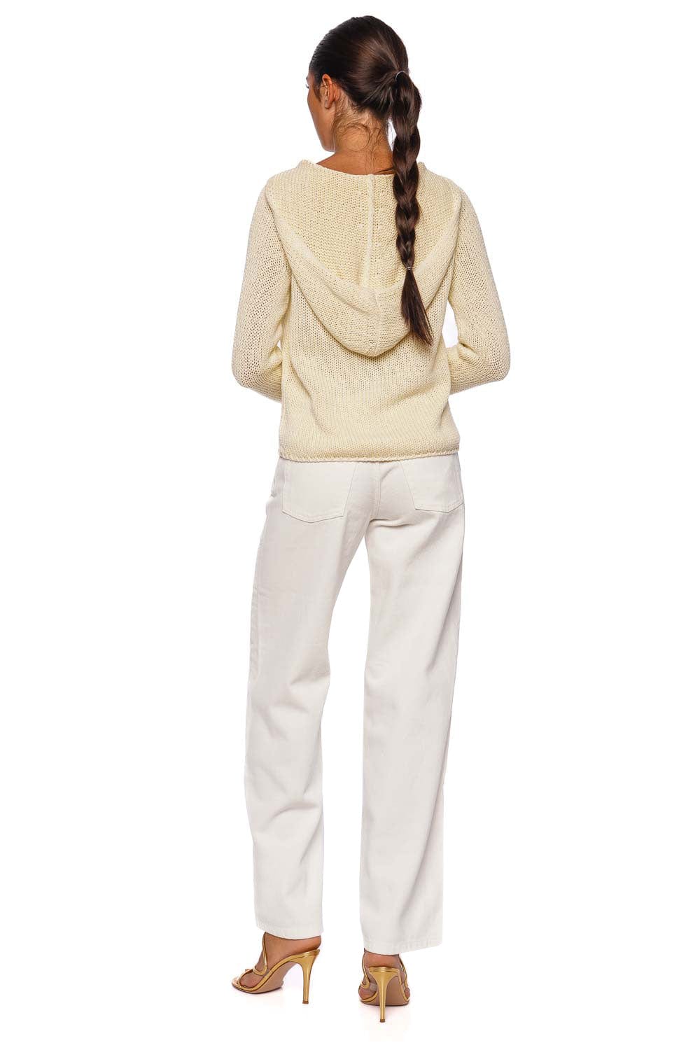 Still Here Cool Milk Low Rise Drawstring Jean