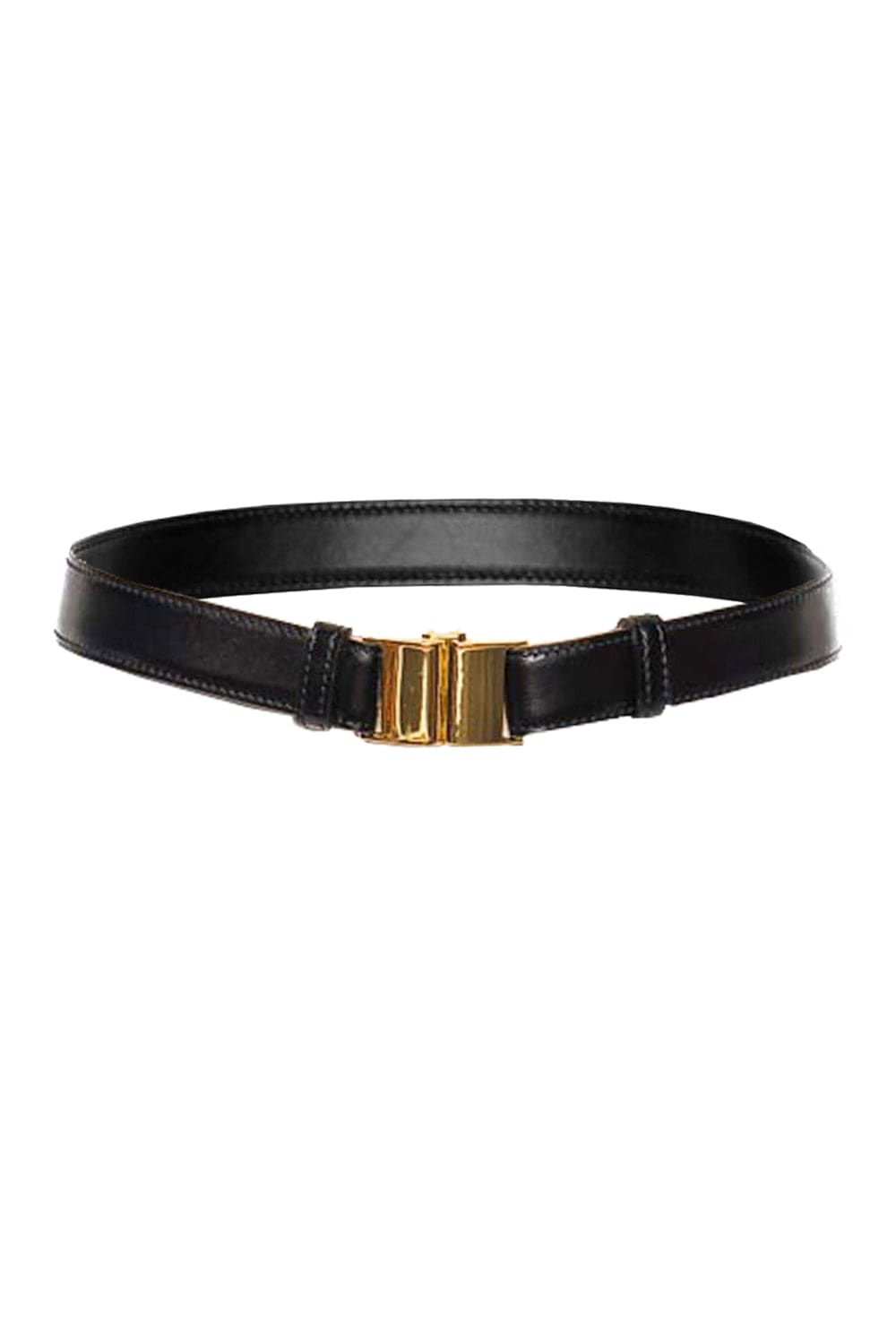 Déhanche Capet Black Leather Belt