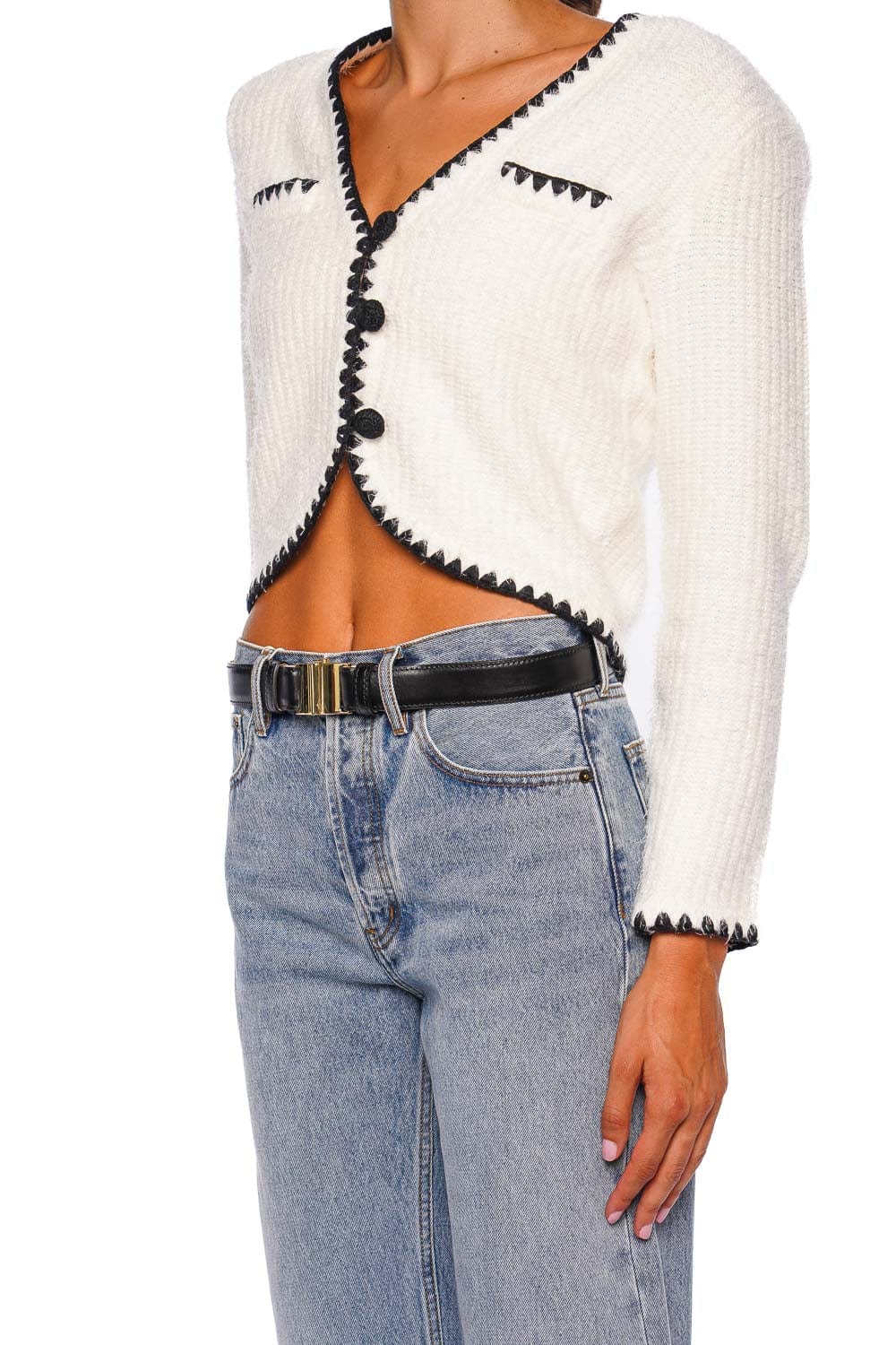 Déhanche Capet Black Leather Belt