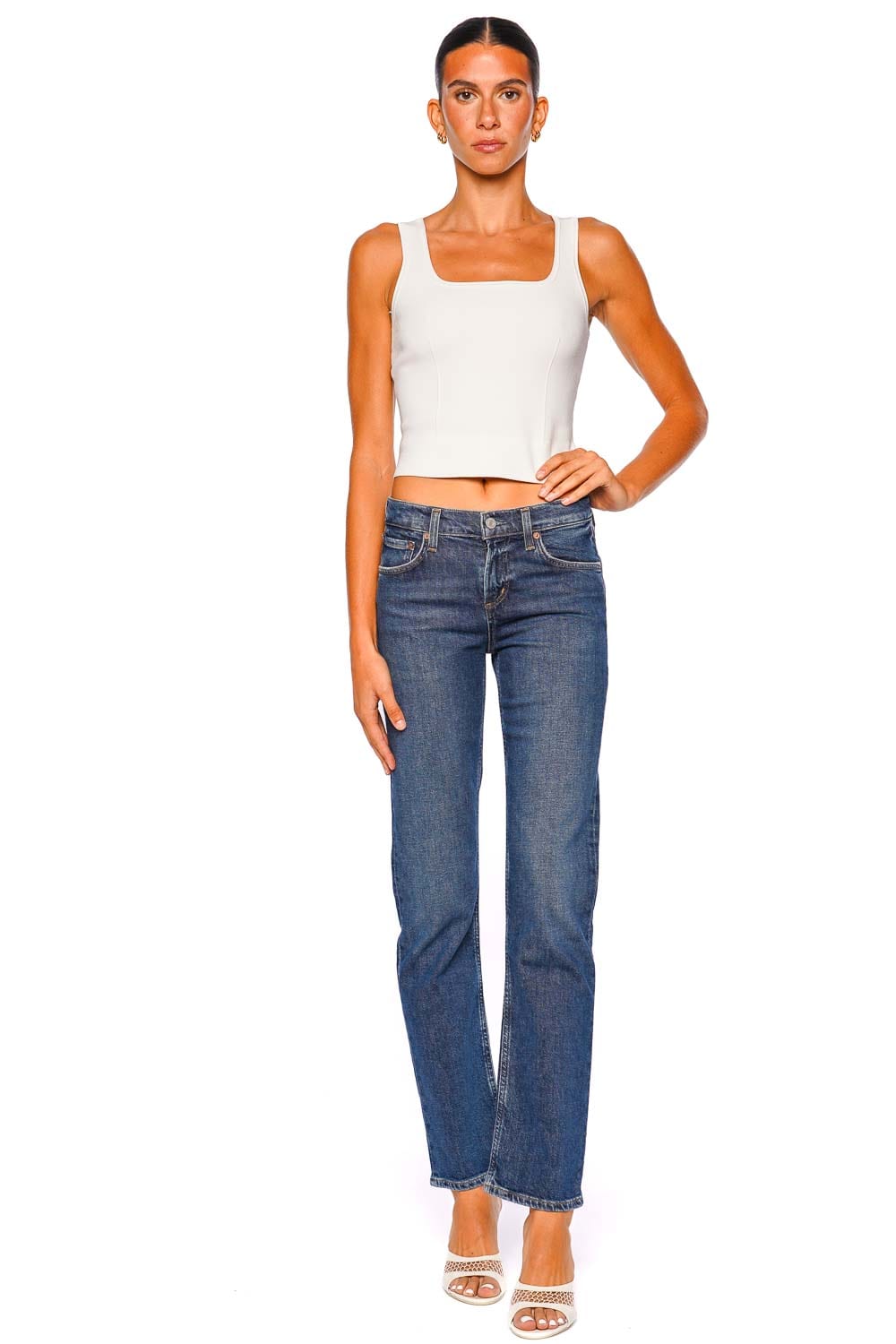 AGOLDE Slick Low Rise Slim Stretch Jean