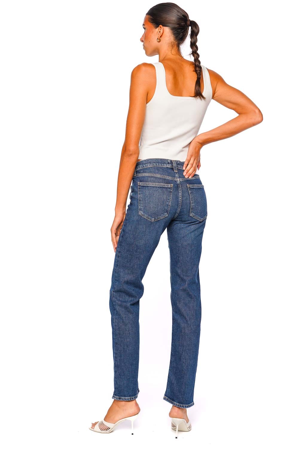 AGOLDE Slick Low Rise Slim Stretch Jean