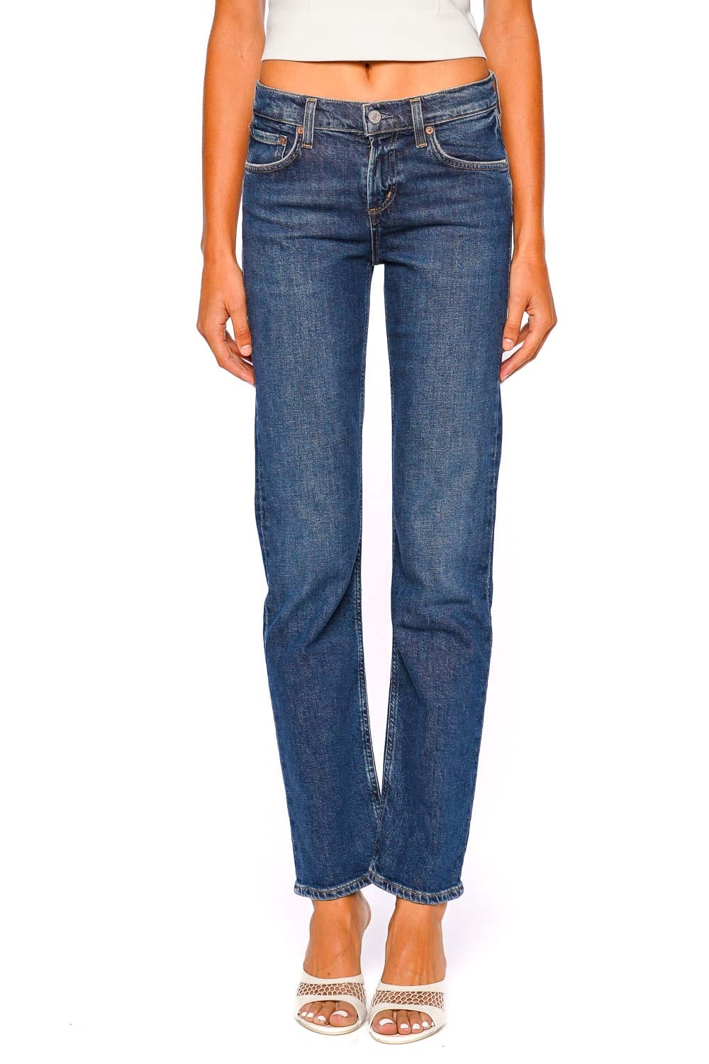 AGOLDE Slick Low Rise Slim Stretch Jean