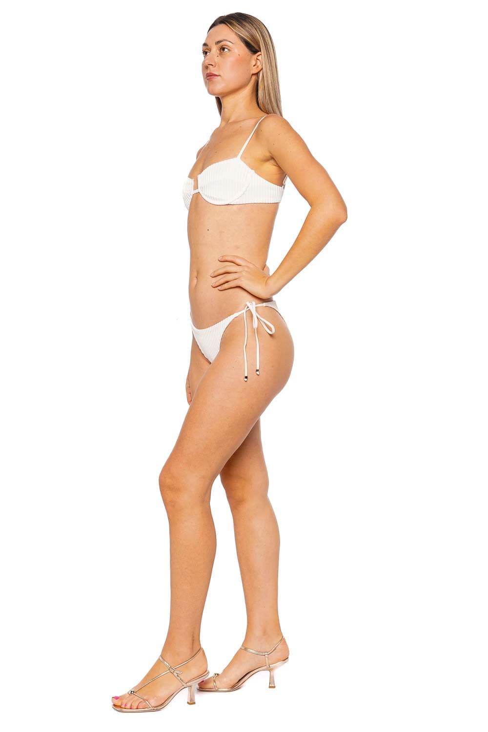 BAOBAB Roma Ivory Side-Tie Bikini Bottom