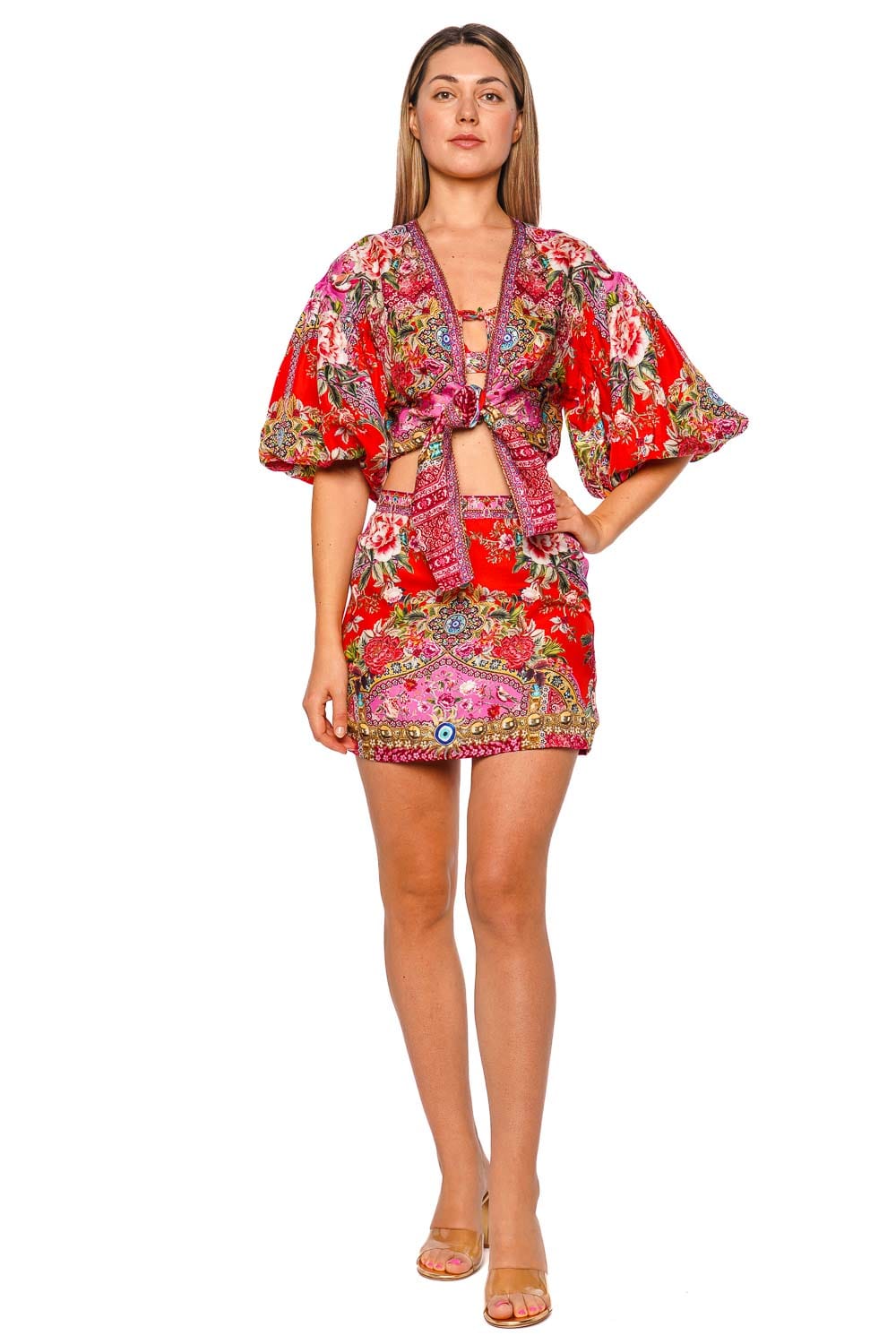 Camilla Heirloom Empire Silk Mini Skirt