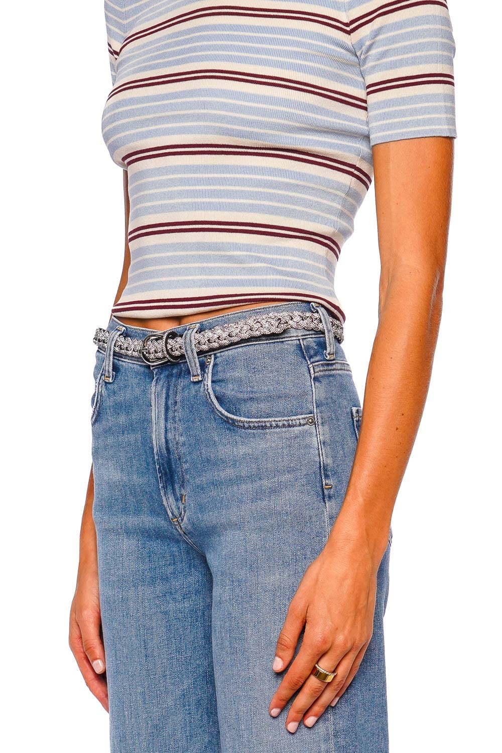 Déhanche Priscilla PRISC-S Black Crystal Silver Belt