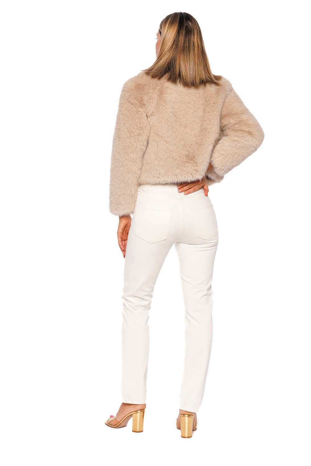 MOTHER Denim The Polar Opposite Faux Fur Jacket