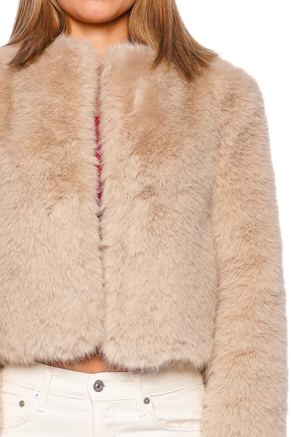 MOTHER Denim The Polar Opposite Faux Fur Jacket