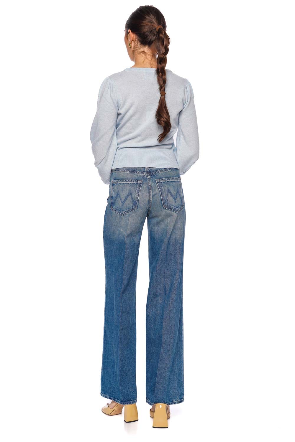 MOTHER Denim Remember When Wide-Leg Denim Jeans