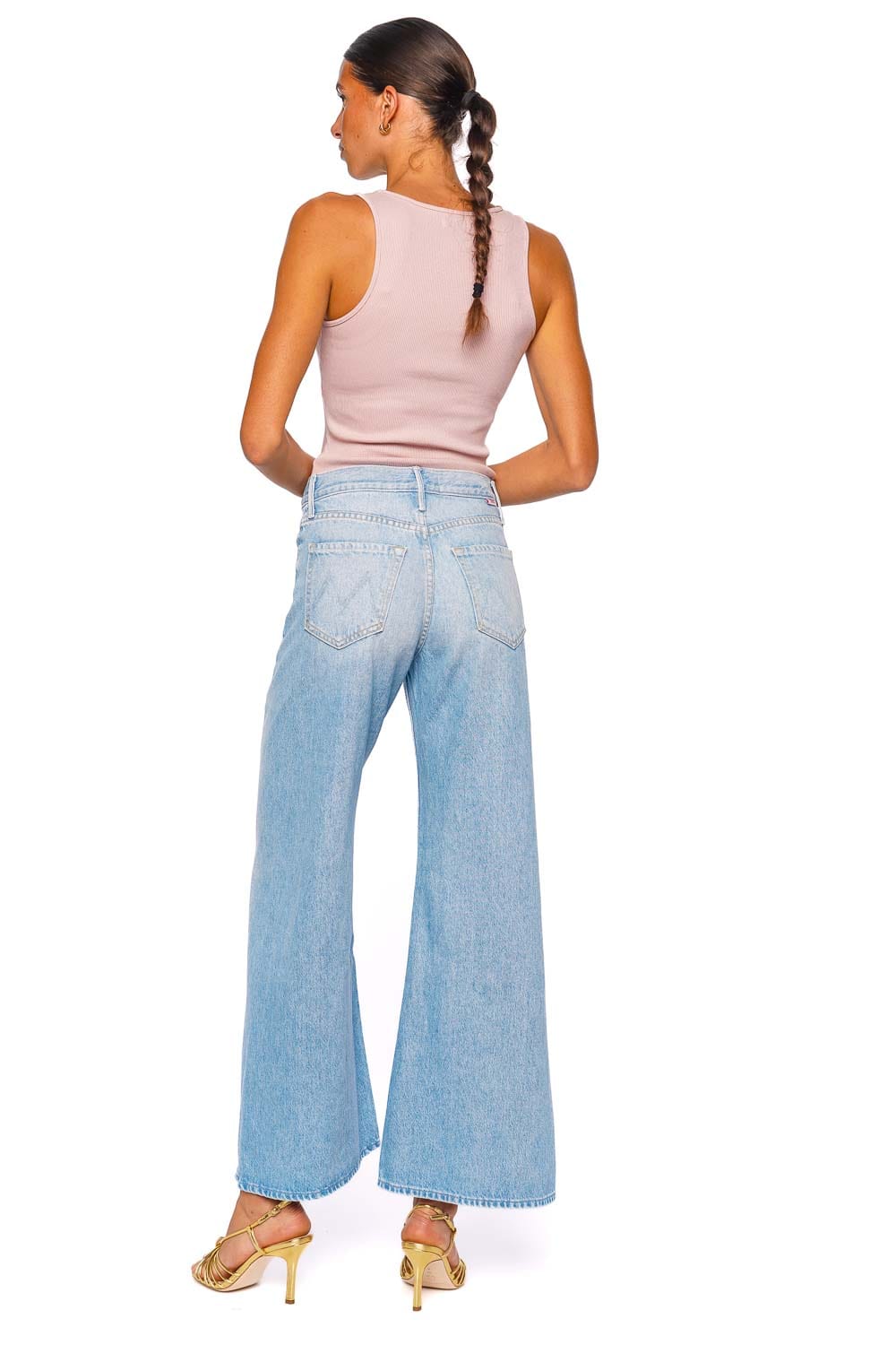 L'AGENCE Adira Pale Rose Scoop Neck Tank Top