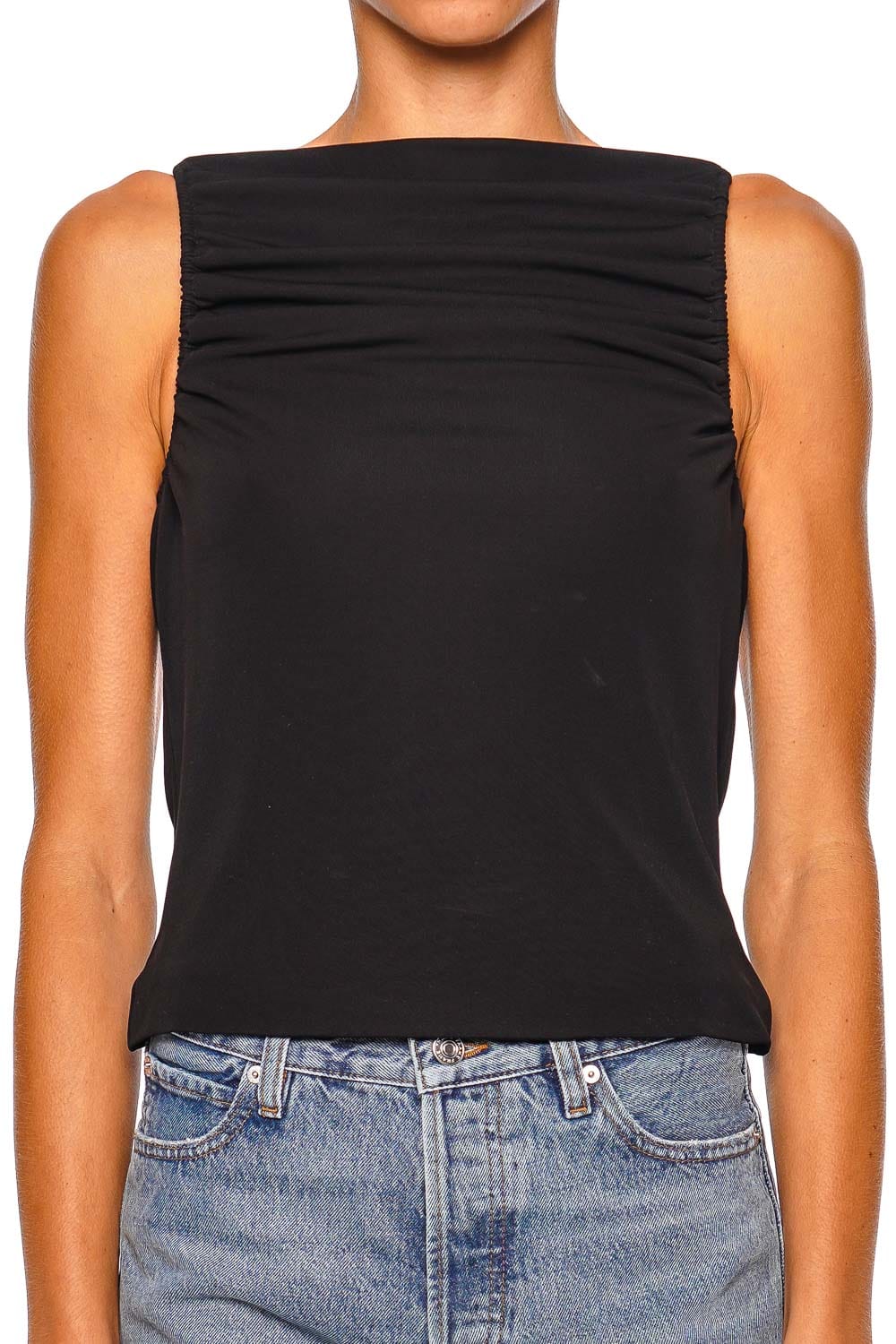 Cult Gaia Isiah Calla Lily Open Back Top