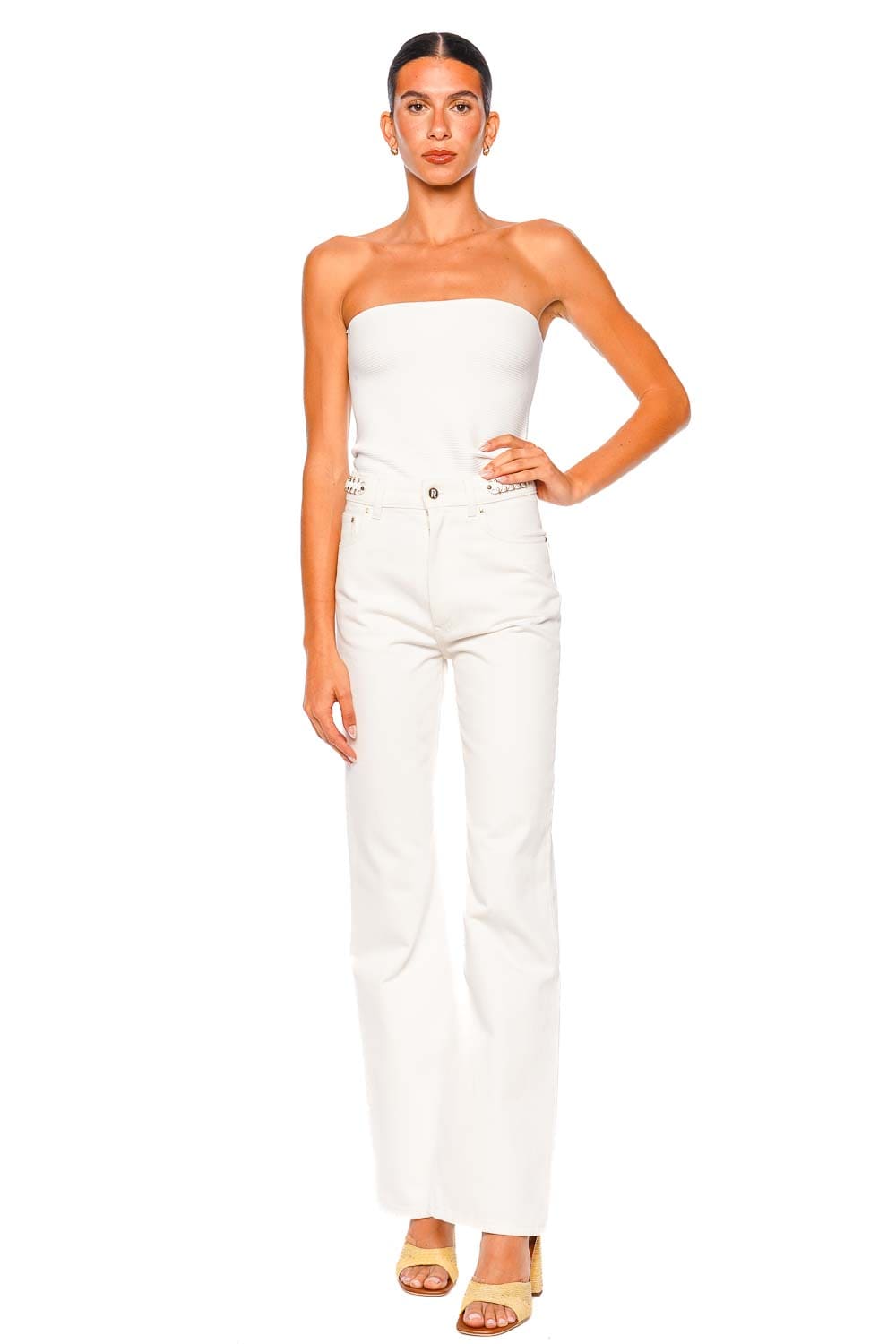 Cara Cara Ida Ivory Strapless Top
