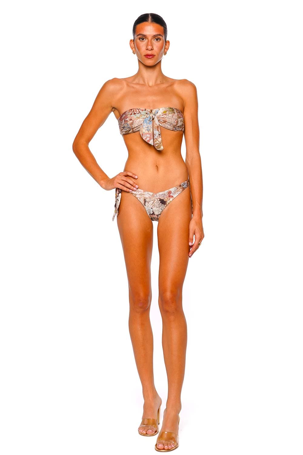 ZIMMERMANN Patch Multi Strapless Tie Bikini Top