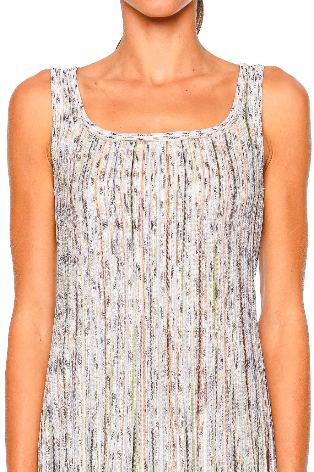 MISSONI DS26SG22 Multicolored Sleeveless Mini Dress