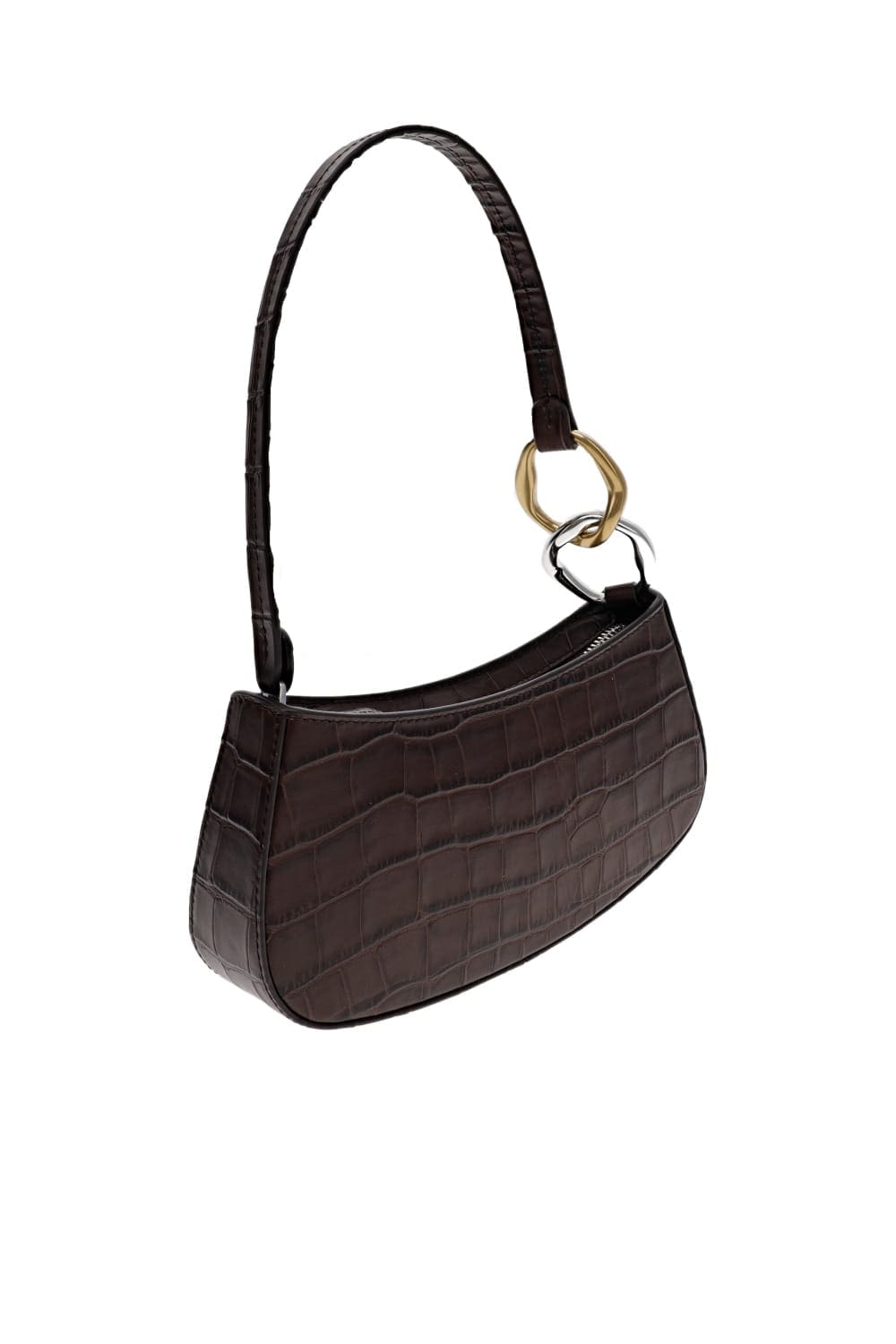 Staud Ollie Bag Espresso Croco