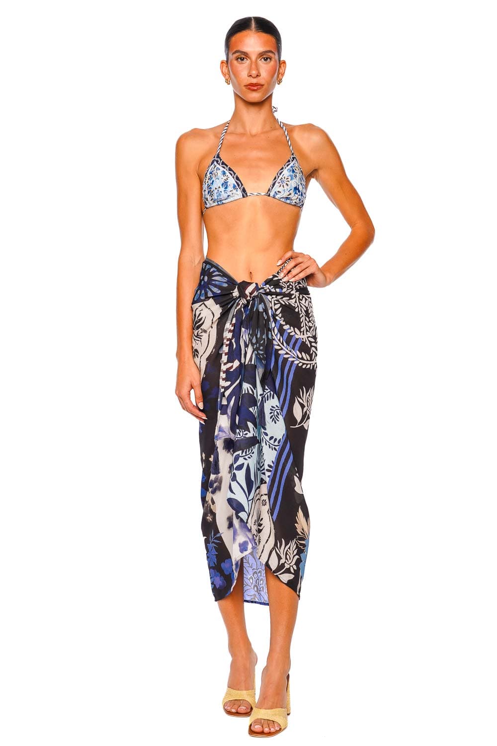 Agua Bendita Marine Batik Pareo Cover Up