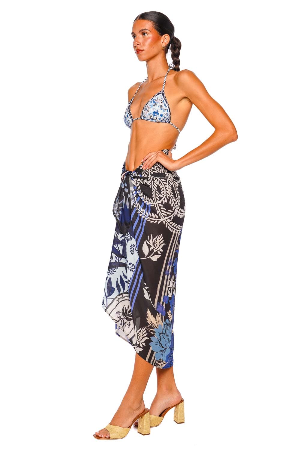 Agua Bendita Marine Batik Multicolor Pareo