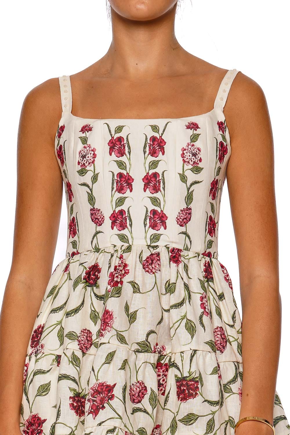 AGUA by Agua Bendita Granadilla Quebrada Multicolor Mini Dress with Straps