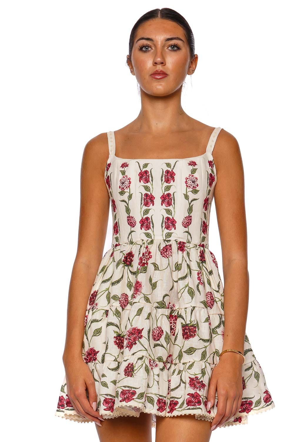 AGUA by Agua Bendita Granadilla Quebrada Multicolor Mini Dress with Straps