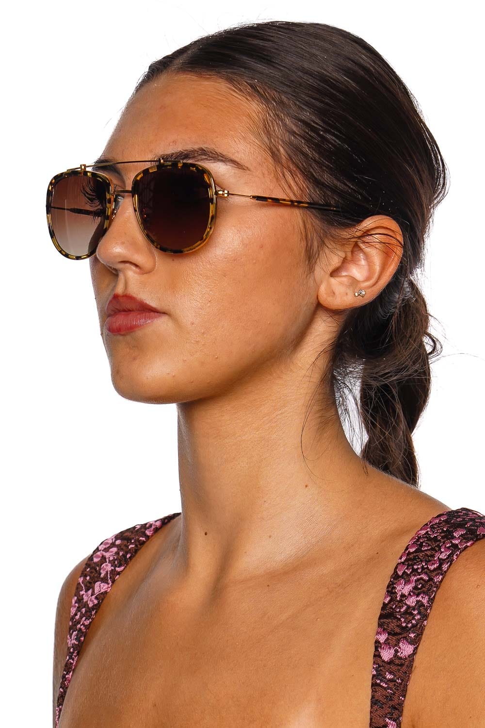 KREWE Breton Zulu 24K Polarized Sunglasses