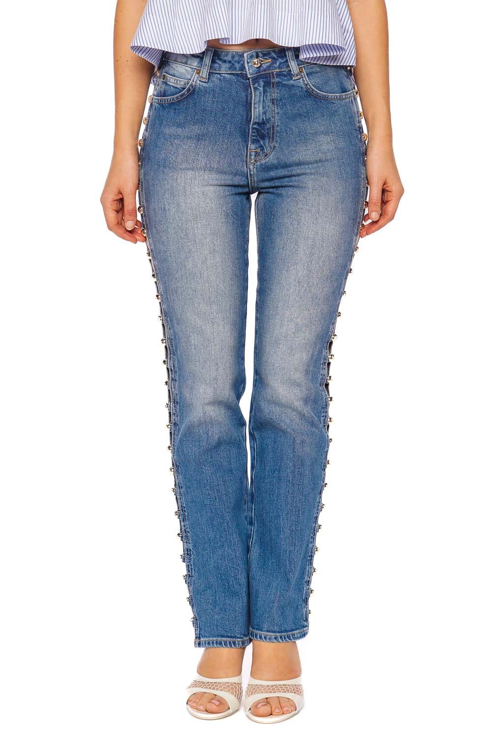 SIMKHAI Amelia Salton High Rise Denim Jeans