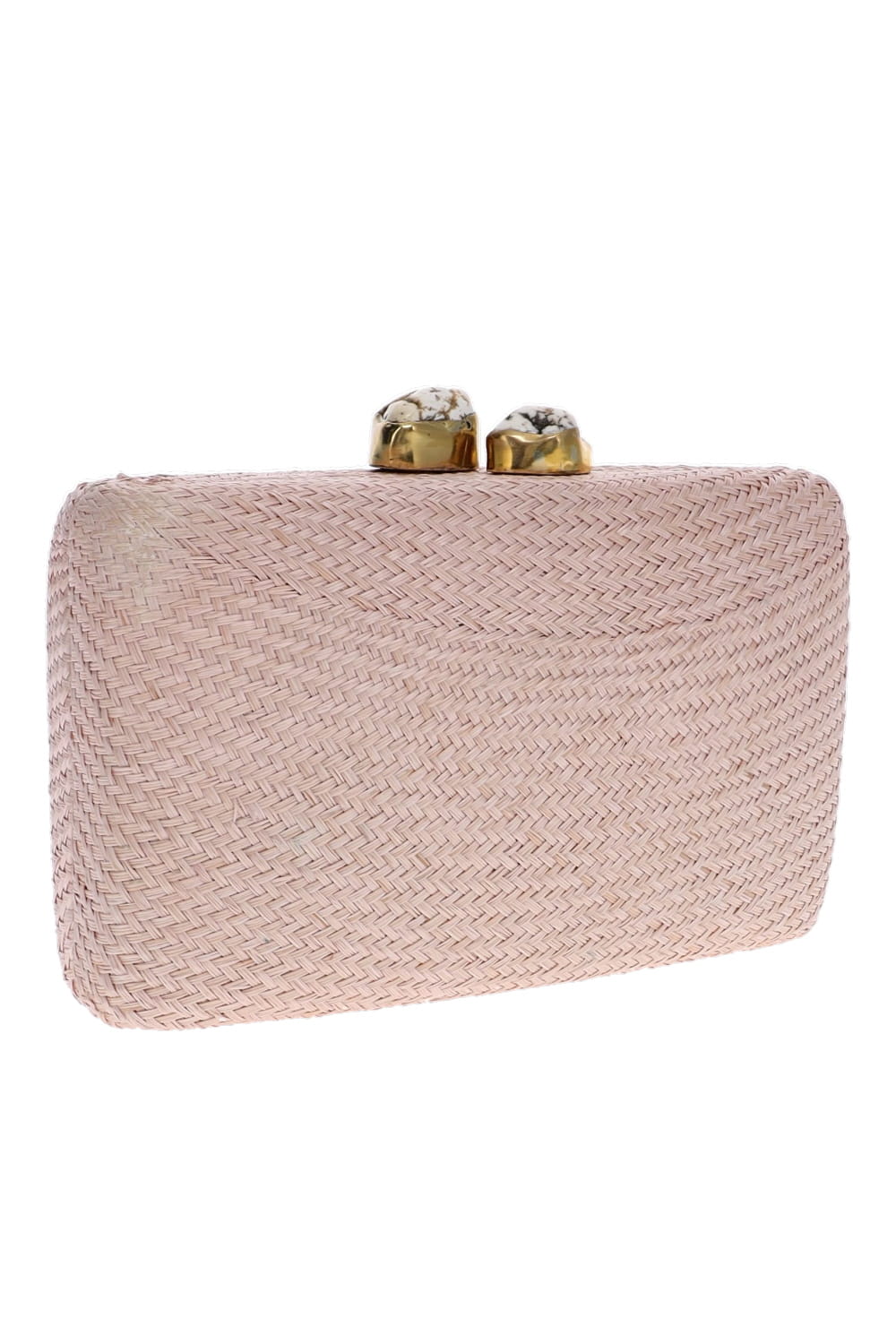 KAYU Jen Clutch Blush with White Stones Detailing