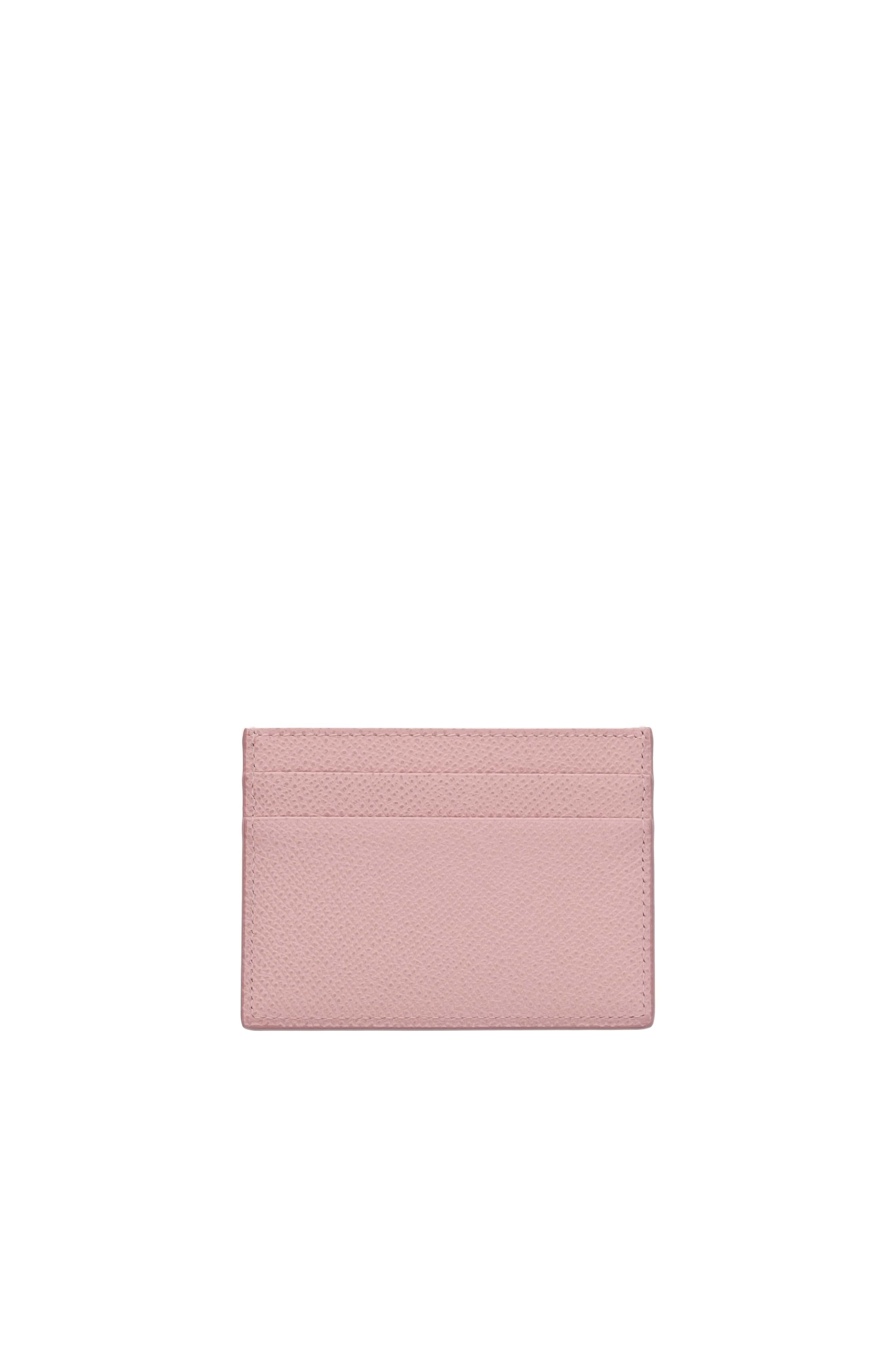 Dolce & Gabbana Flesh Pink Leather Cardholder