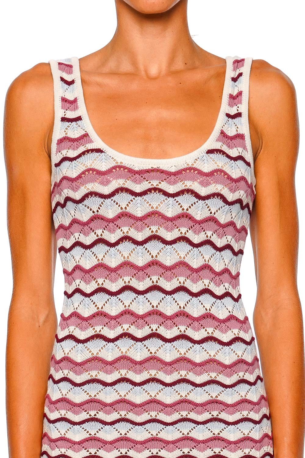 L*Space Sunchaser Sleeveless Knit Mini Dress Sand