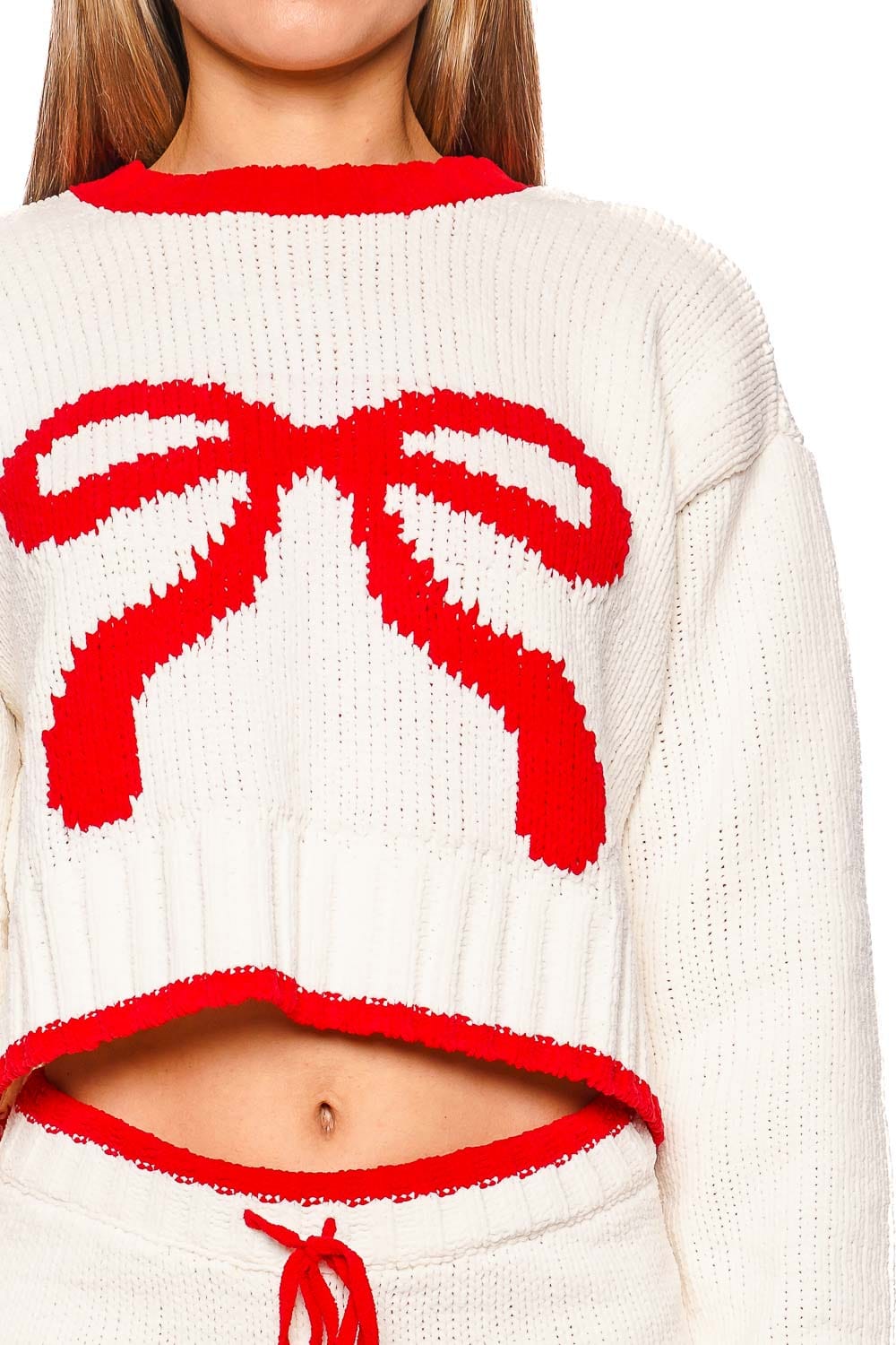 L*Space Take a Bow Cropped Knit Pullover