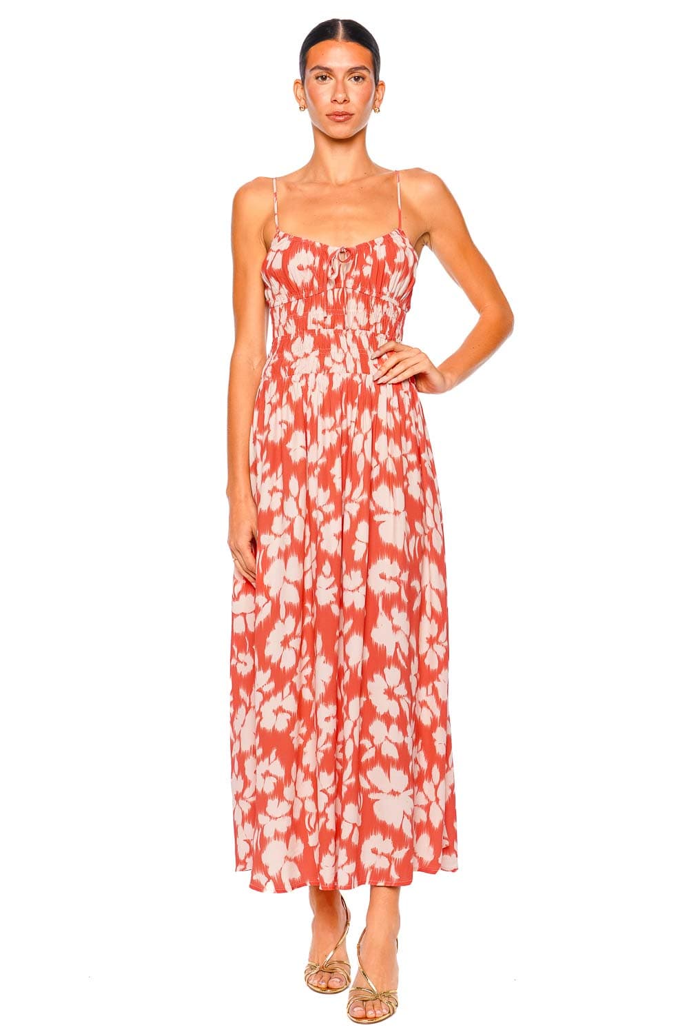 L*Space Tala Vignette Maxi Dress with Spaghetti Straps