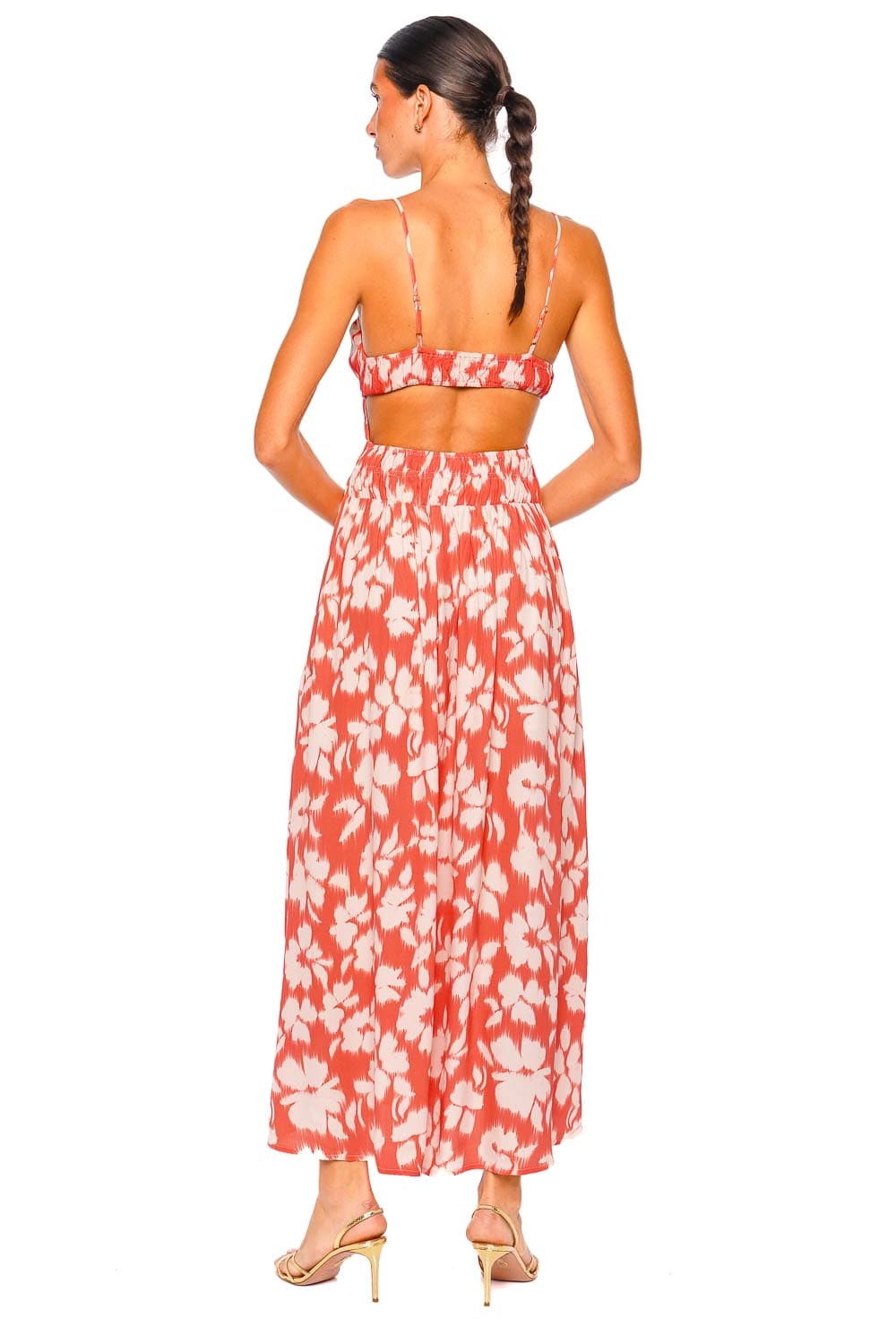 L*Space Tala Vignette Maxi Dress with Spaghetti Straps
