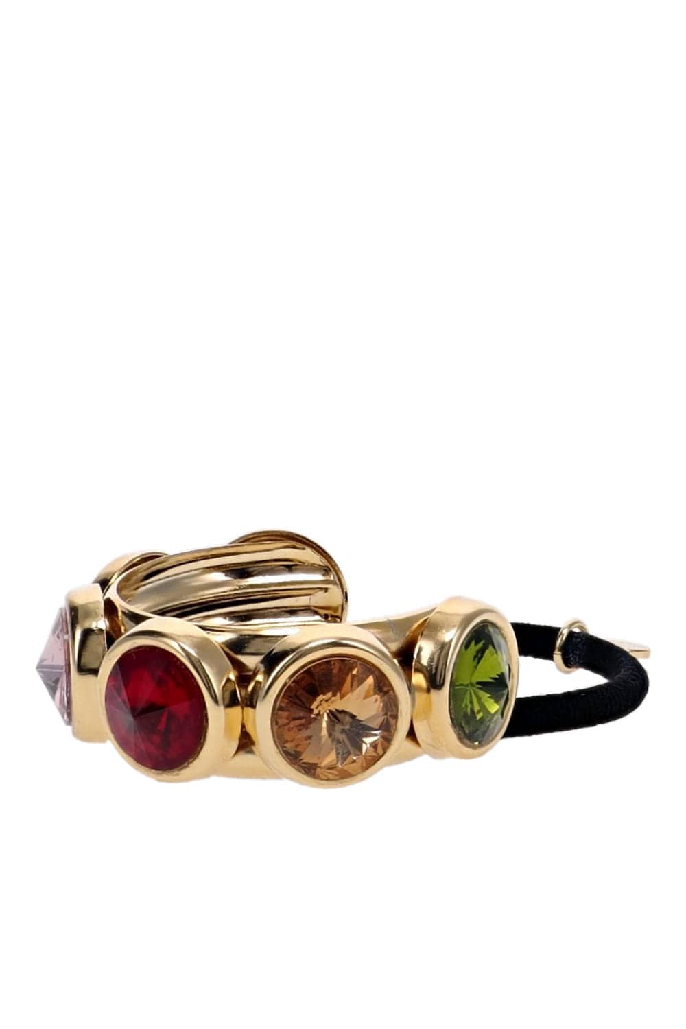 Lelet NY Clare Crystal Rainbow Gold Pony Cuff