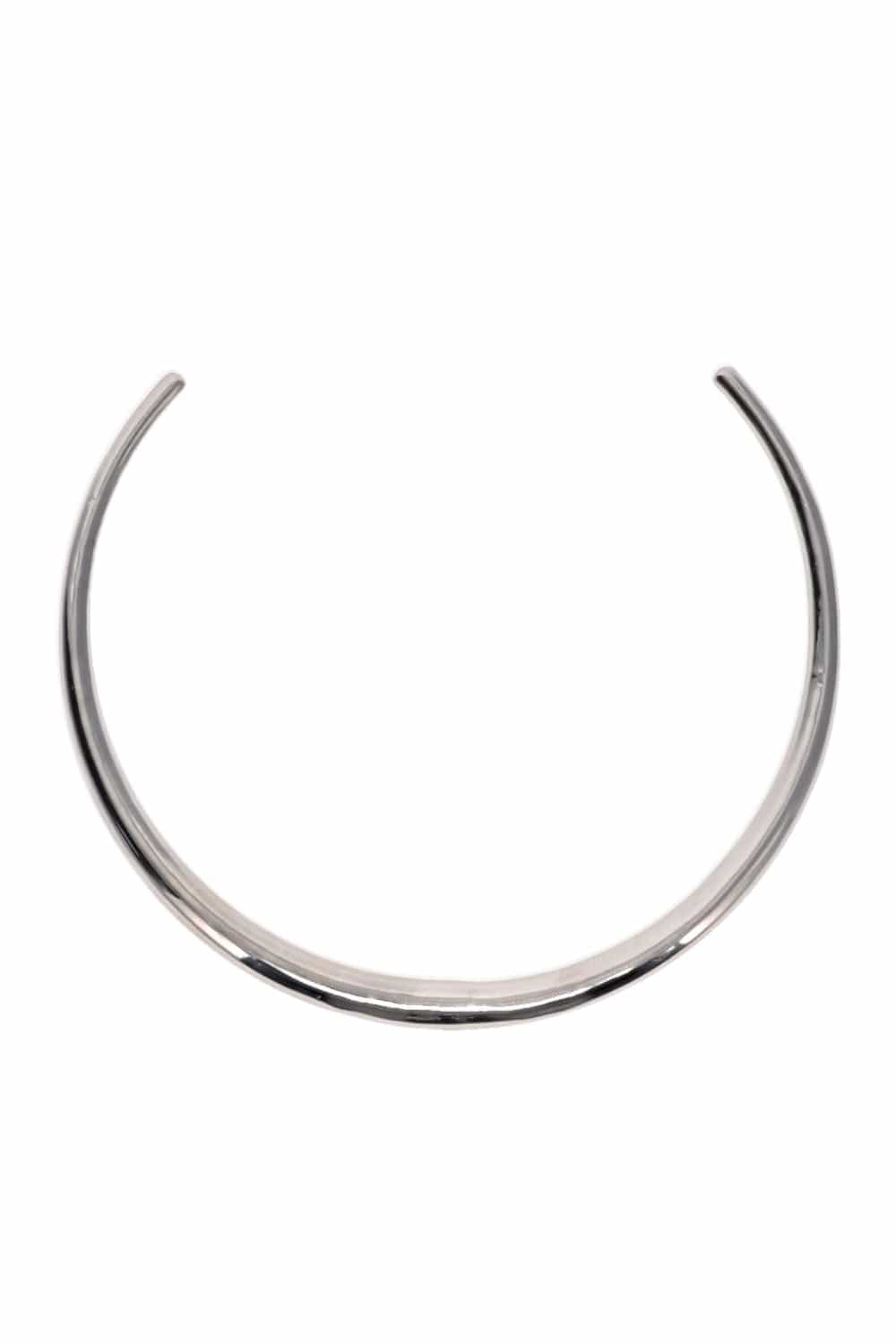 Lelet NY Romy Rhodium Metal Collar Necklace