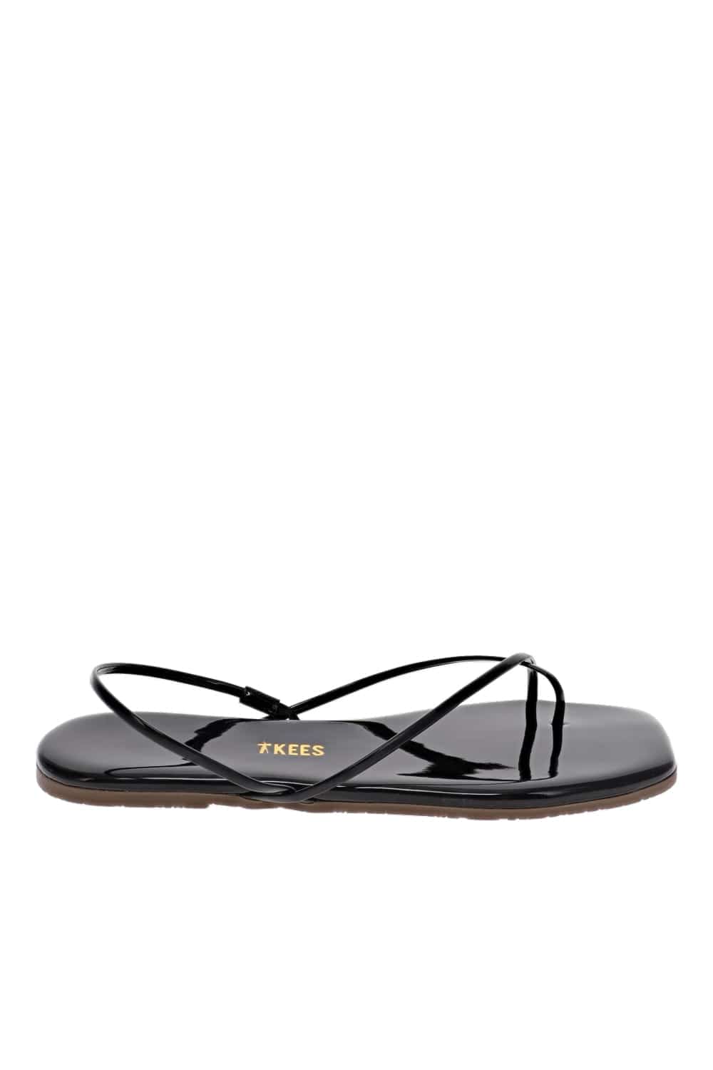 TKEES Square Toe Licorice Strappy Sandals