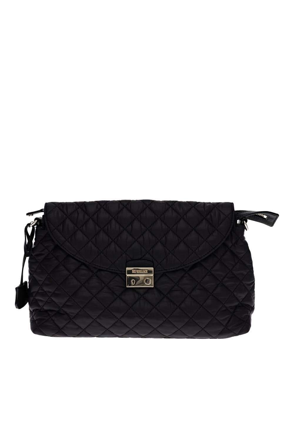 MZ Wallace Crosby Black Quilted Lock Shoulder Bag