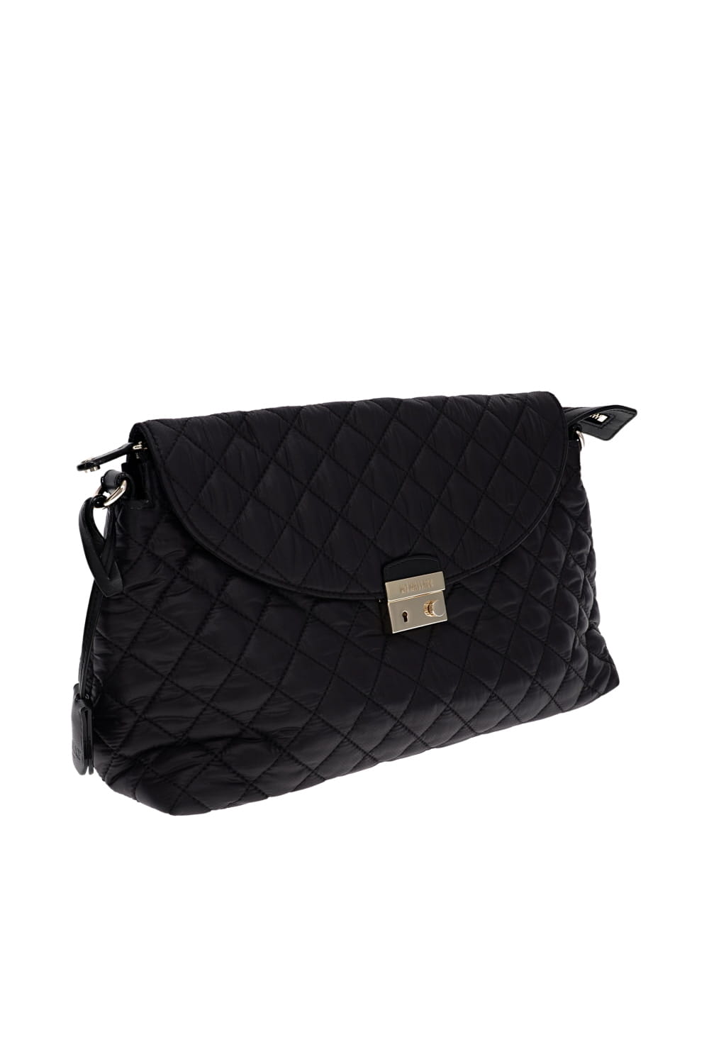 MZ Wallace Crosby Black Quilted Lock Shoulder Bag